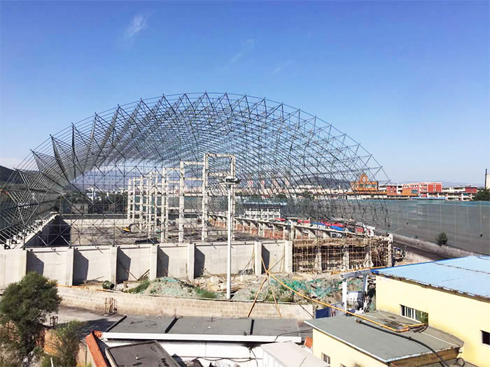 三门峡煤矿储煤棚网架工程