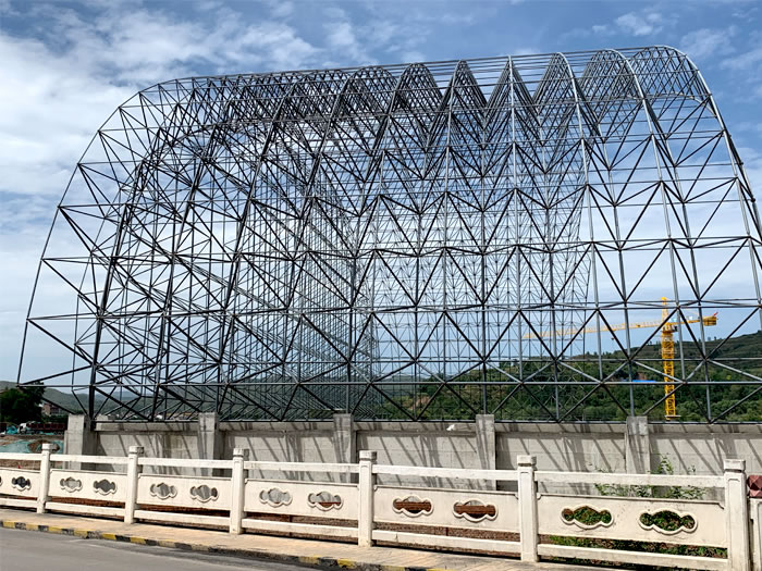 三门峡山寨矿储煤棚网架