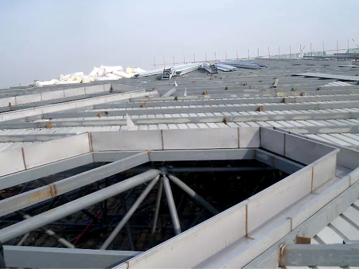 三门峡安吉县体育馆网架